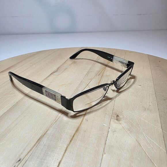 ARMANI EXCHANGE Eyeglasses Black With Mother of Pearl AX221 65Z 135 Frame Only - Picture 6 of 10